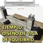 Ejemplo: Diseño de viga de equilibrio de hormigón armado (flexión y cortante)