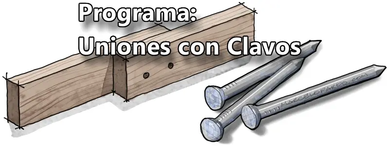 Lee más sobre el artículo Programa: Resistencia de UNIONES CON CLAVOS