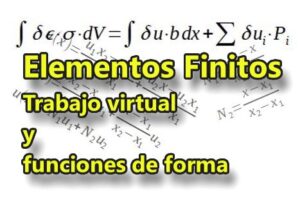 Lee más sobre el artículo Elementos Finitos: Principio de trabajo virtual y Funciones de forma