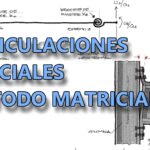 Elemento de barra con articulaciones parciales – Método matricial o de rigidez