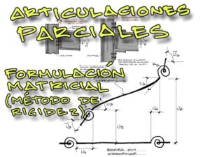 Lee más sobre el artículo MATRIZ DE RIGIDEZ CON ARTICULACIONES PARCIALES – FORMULACIÓN MATRICIAL