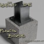 Diseño de placa de anclaje sometida a compresión