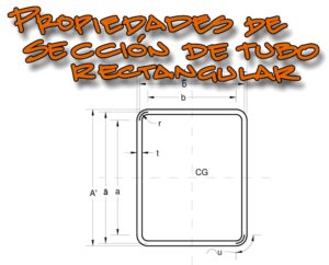 Lee más sobre el artículo Propiedades de sección – Tubo rectangular conformado en frío