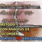 Pandeo de columnas en pórticos no arriostrados con momentos de 1er Orden. Paso final: Cálculo de momentos magnificados.