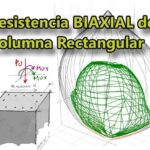 Diagrama de interacción biaxial de columna rectangular de hormigón armado