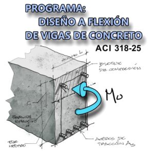 Lee más sobre el artículo Programa: Diseño de Acero a flexión para vigas rectangulares de Concreto – ACI 318-25