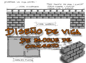 Lee más sobre el artículo Diseño completo de viga (dintel) de mampostería de bloque de concreto