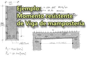 Lee más sobre el artículo Ejemplo de resistencia de viga de mampostería estructural
