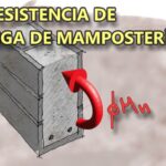 Resistencia a flexión de viga de mampostería