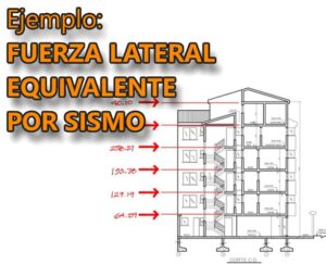 Lee más sobre el artículo Ejemplo: Cálculo de fuerza lateral estática por sismo para edificio – Bolivia