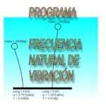 Programa de frecuencia natural de vibración